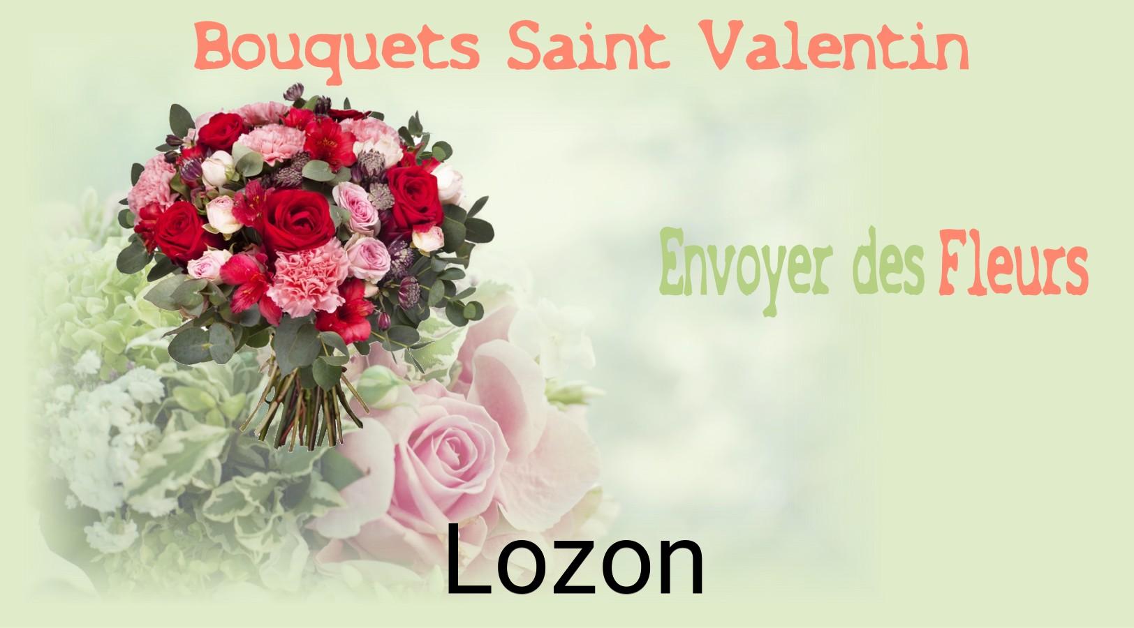 Roses de Saint-Valentin livrées à Lozon